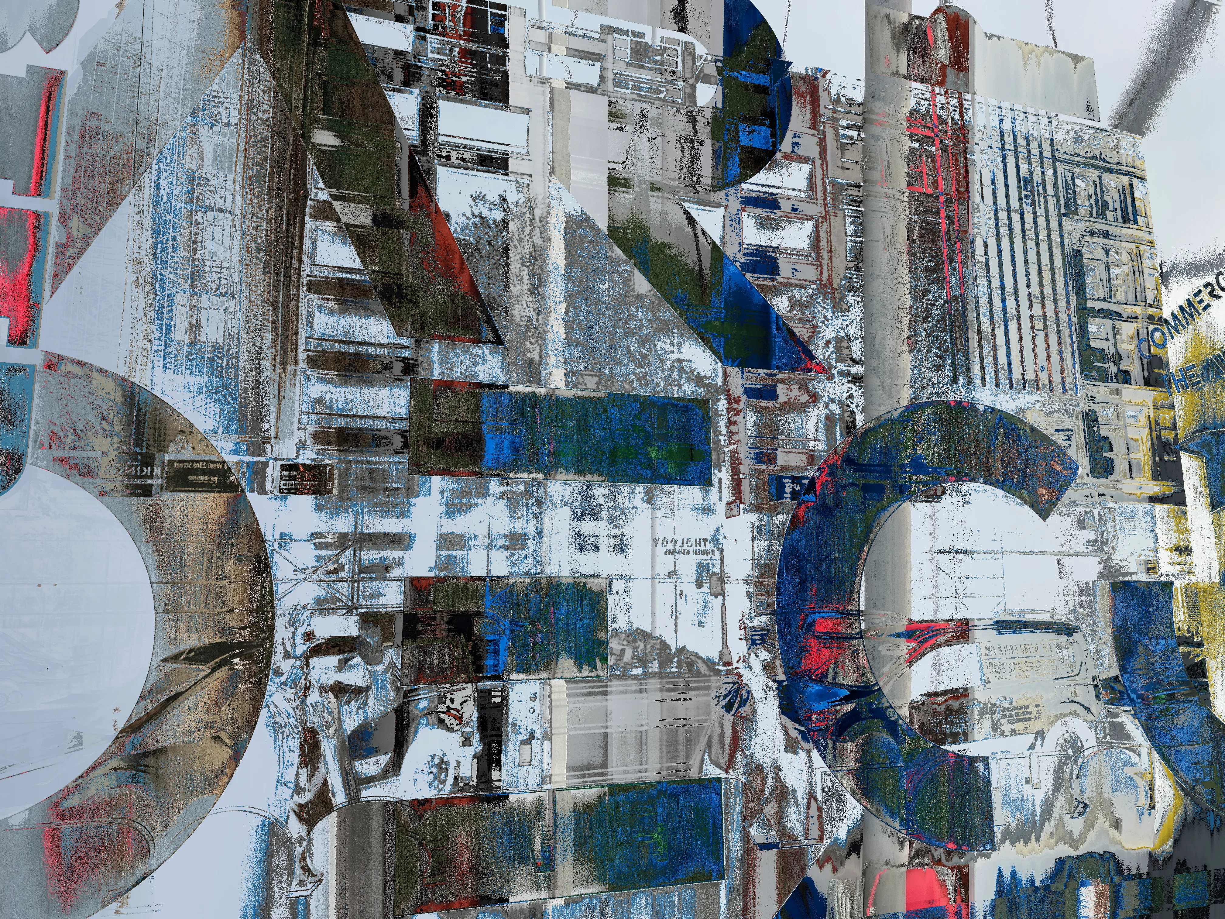 The city street scene, unsorted by columns with the boat palette